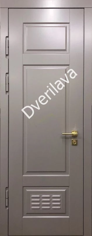 Купить Дверь в котельную серая для частного дома